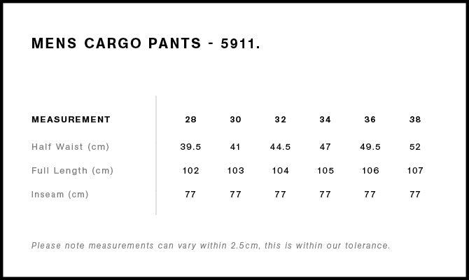 Spent Cargo Pants (4 Week Wait)