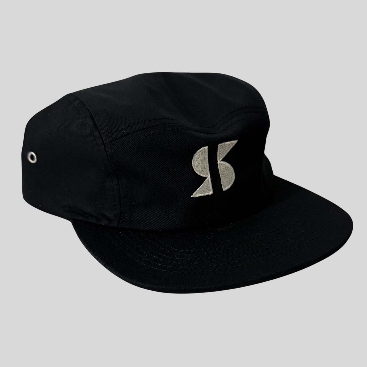 Spent Five Panel Cap - Black